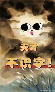 天才不识字