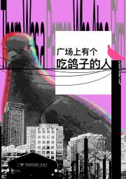 广场上有个吃鸽子的人